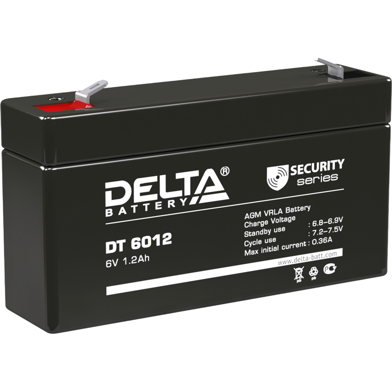 Delta DT 6012 (6V / 1.2Ah)