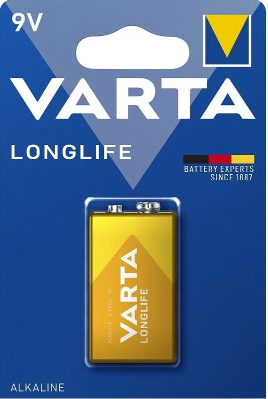 Varta LONGLIFE 6LR61 9-Volt-Block (Krona) (04122101411)