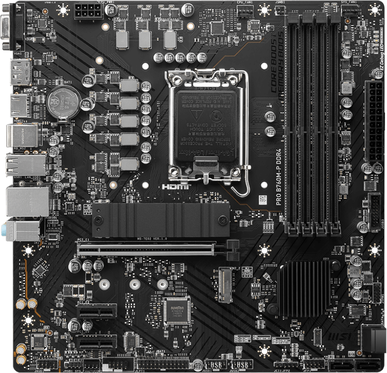 MSI PRO B760M-P DDR4