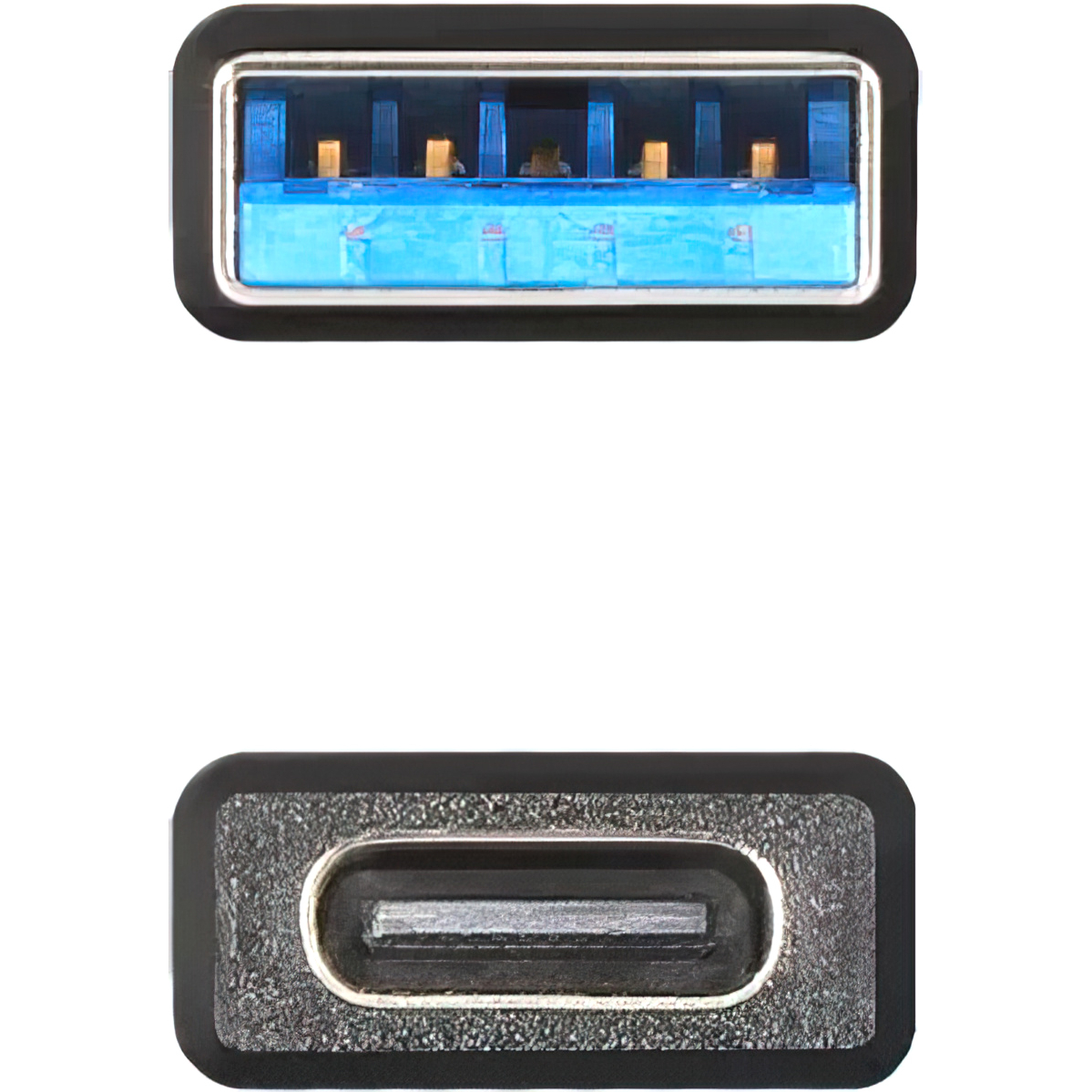 Адаптер VCOM USB 3.0 Type C F/USB 3.0 M (CA436M)
