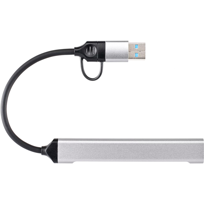 Адаптер VCOM USB 2.0 Type-C+USB 2.0 Type-AM/USB 3.0+2 x USB 2.0 Type-AF+TF+SD (DH297)