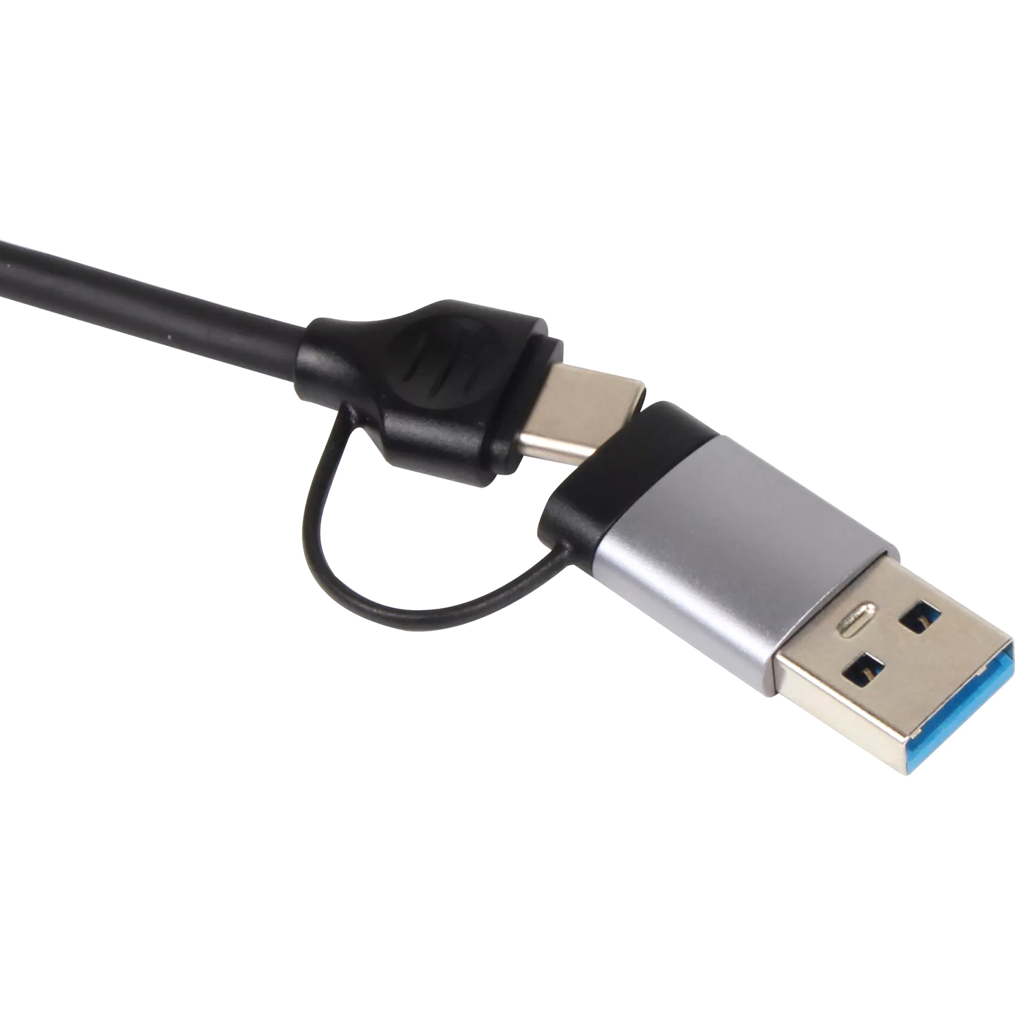 Адаптер VCOM USB 2.0 Type-C+USB 2.0 Type-AM/USB 3.0+2 x USB 2.0 Type-AF+TF+SD (DH297)