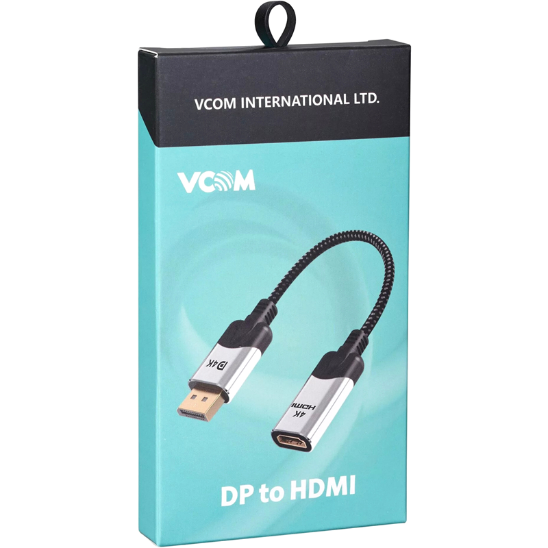 Переходник VCOM DisplayPort M/HDMI F (CG621M-0.15)