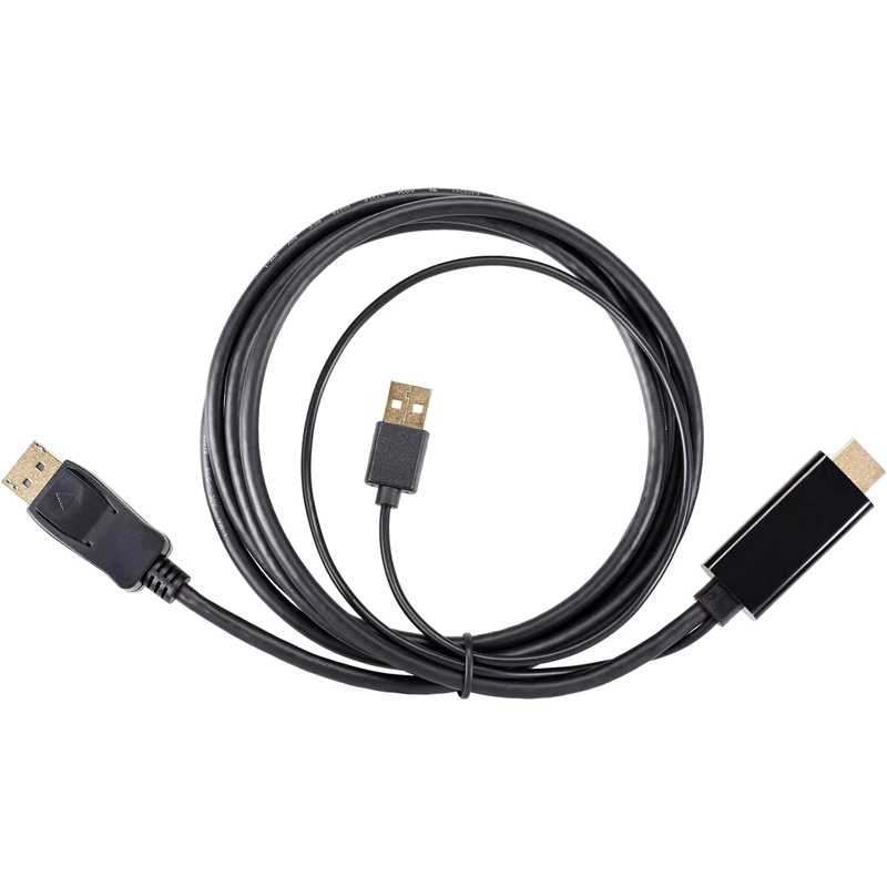 Кабель-переходник VCOM USB Type-A M+HDMI M/DisplayPort M (CG599AC-1.8M)