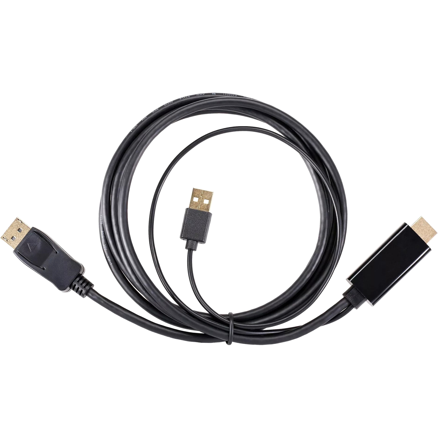 Кабель-переходник VCOM USB Type-A M+HDMI M/DisplayPort M (CG599AC-1.8M)