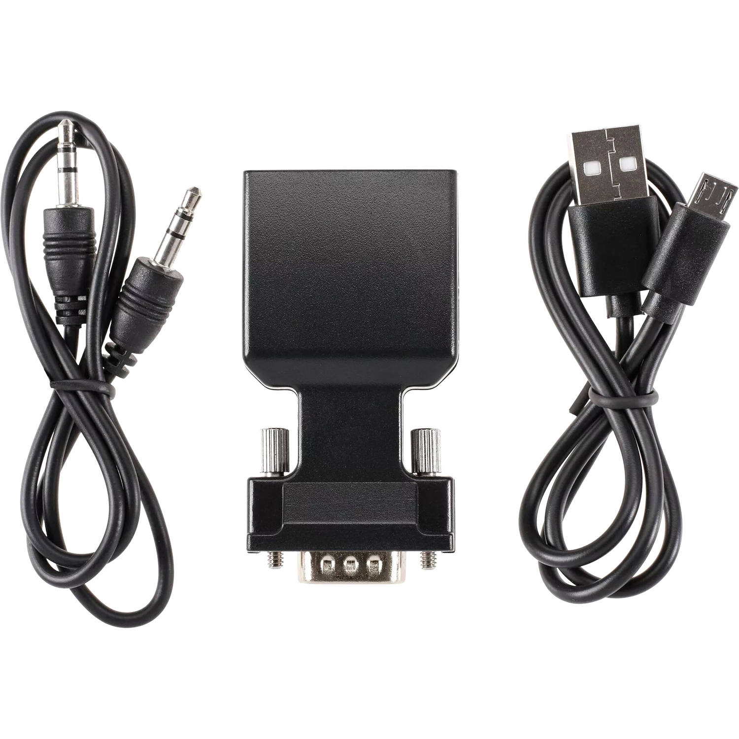 Переходник VCOM HDMI F/VGA M+mini jack 3.5 mm M (CA336A)