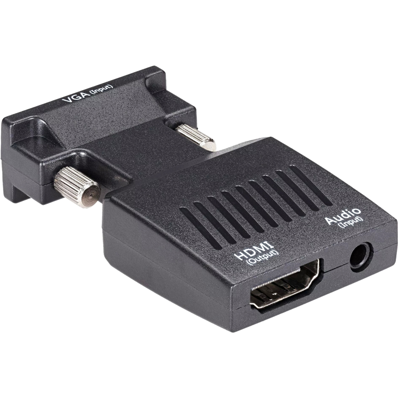 Переходник VCOM HDMI F/VGA M+mini jack 3.5 mm M+microUSB M (CA337A)