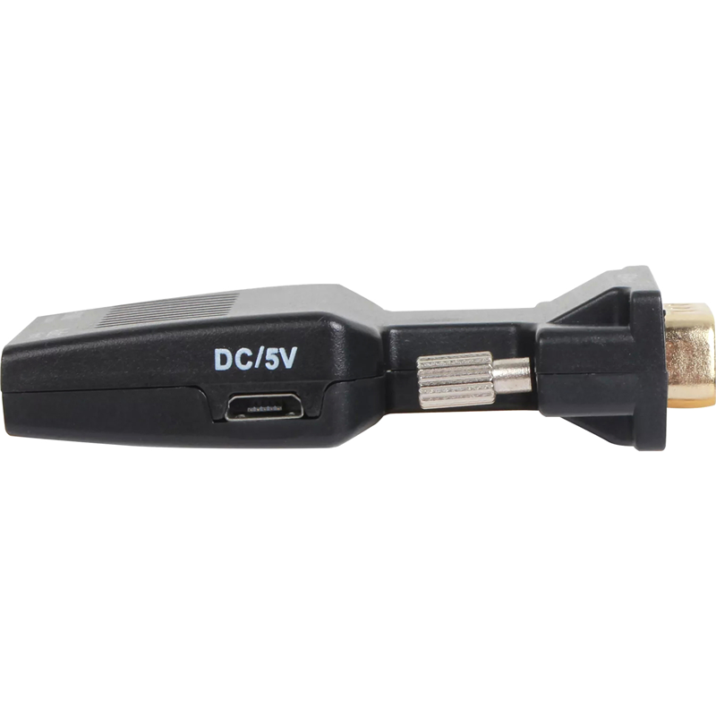 Переходник VCOM HDMI F/VGA M+mini jack 3.5 mm M+microUSB M (CA337A)