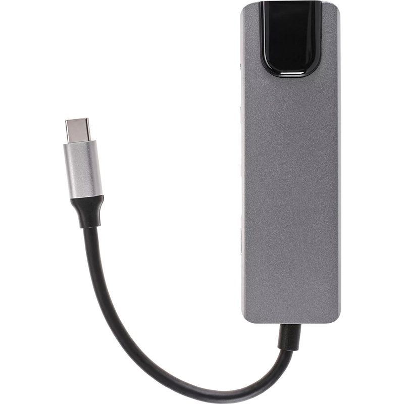 Адаптер iOpen USB 3.1 Type-C M/HDMI F+RJ45+USB 3.0+USB Type-C F (ACU435M)