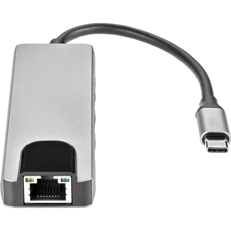 Адаптер iOpen USB 3.1 Type-C M/HDMI F+RJ45+USB 3.0+USB Type-C F (ACU435M)