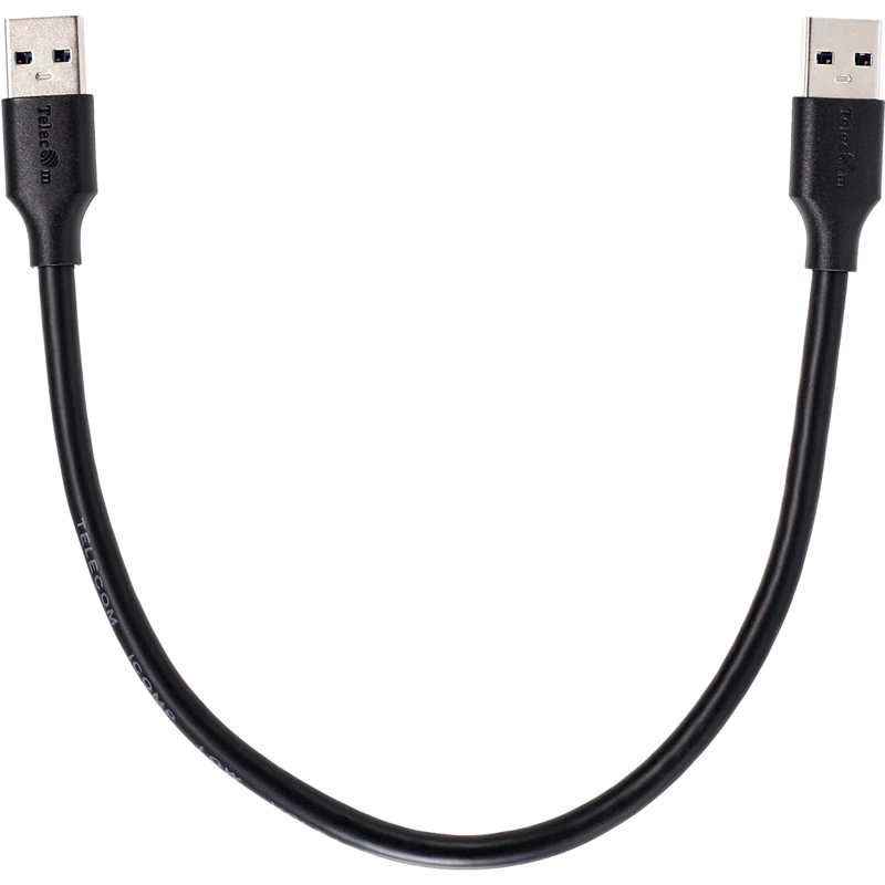 Telecom TUS715-0.3M Кабель соединительный USB3.0 Am-Am 0.3m Telecom (TUS715-0.3M)