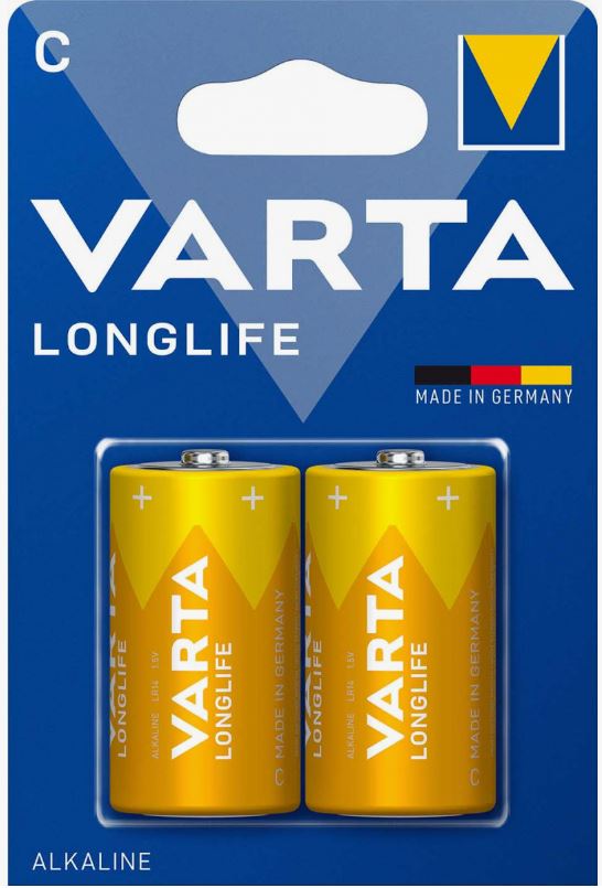 Varta LONGLIFE LR14 C BL2 Alkaline 1.5V (4114) (2 / 20 / 200)