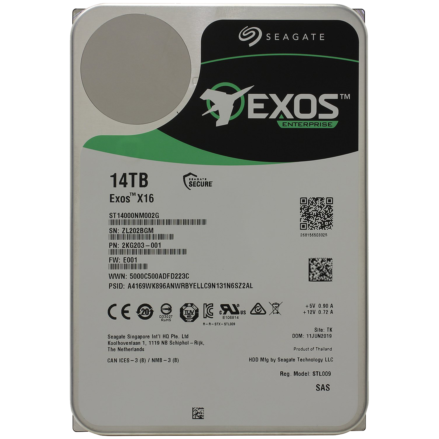 Seagate Exos X16 14Tb ST14000NM002G