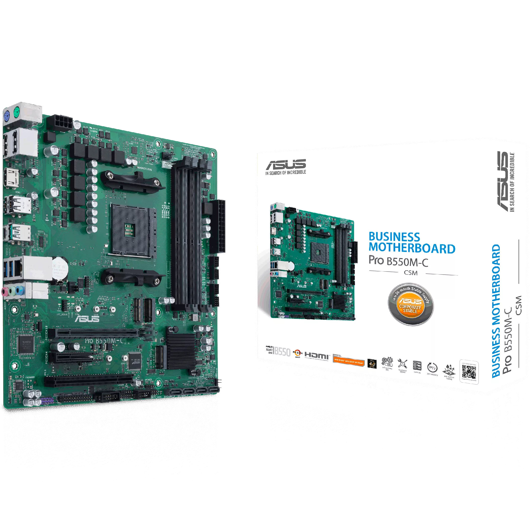 ASUS PRO B550M-C / CSM