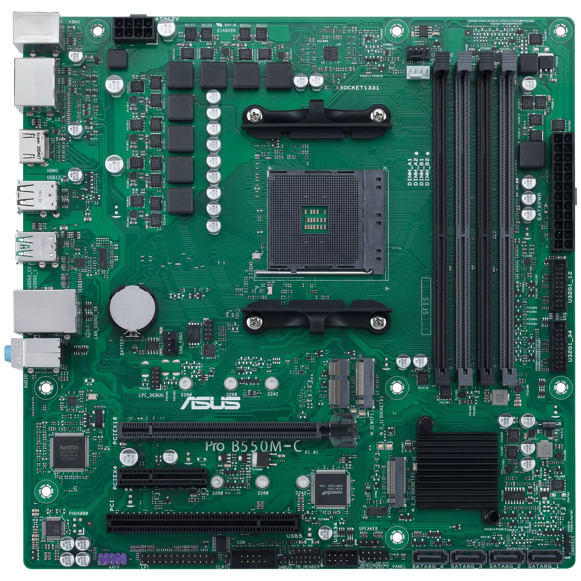ASUS PRO B550M-C / CSM