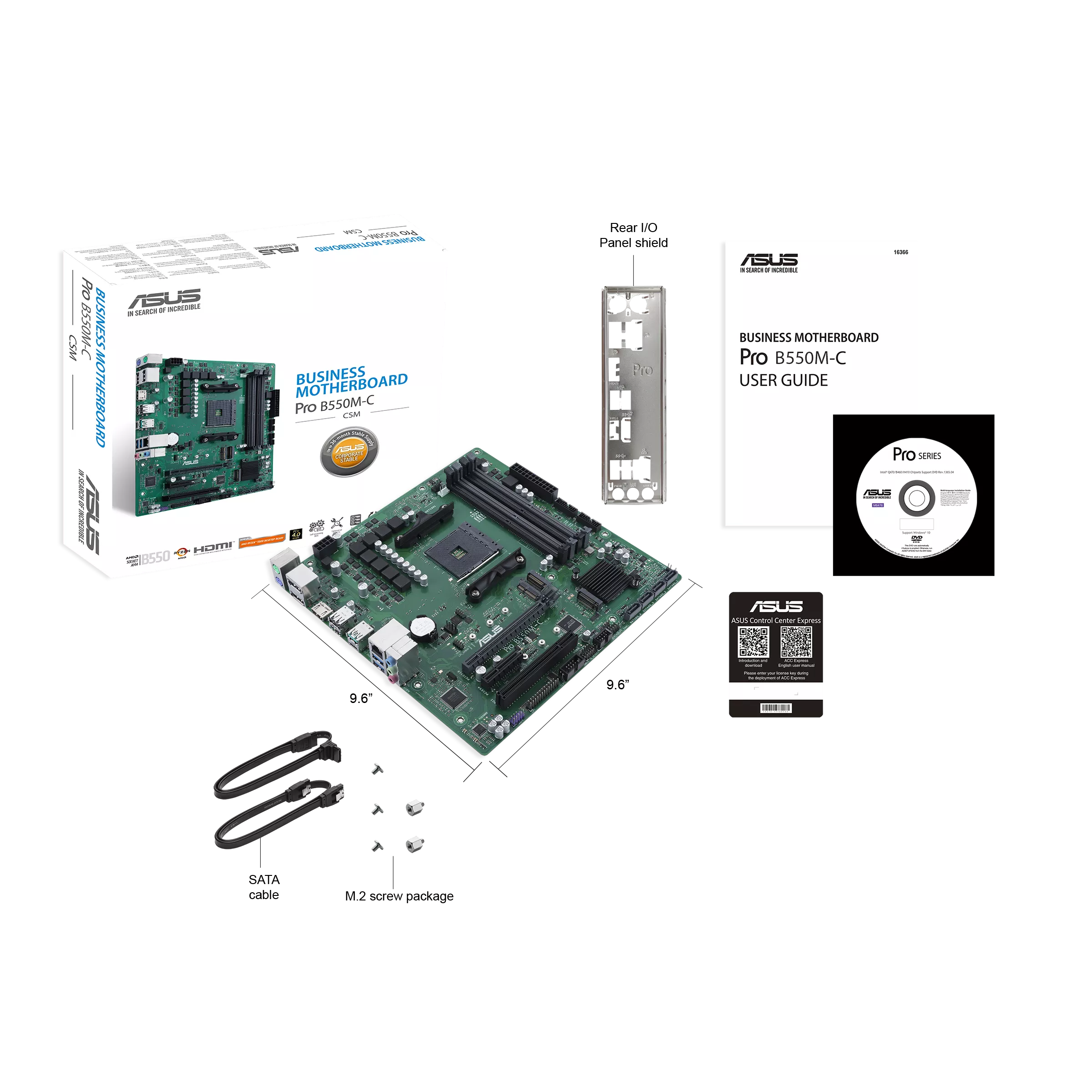 ASUS PRO B550M-C / CSM