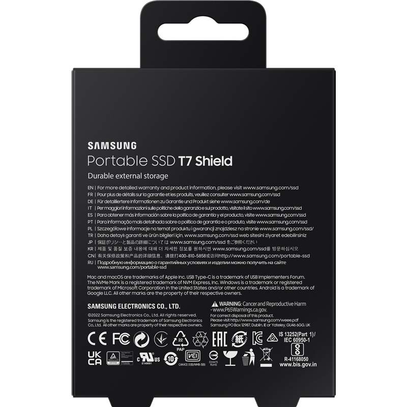 Samsung External SSD T7 Shield, 4TB Samsung Electronics арт. MU-PE4T0S/WW