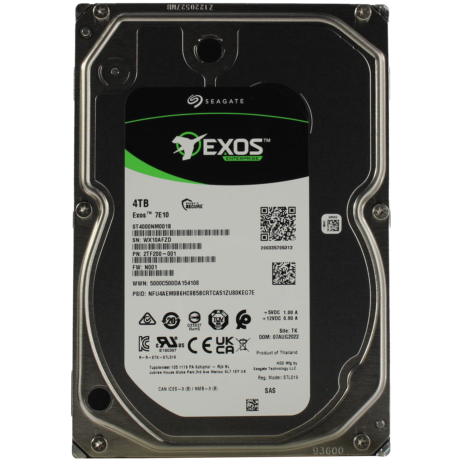 Seagate Exos 7E10 4Tb (ST4000NM001B)