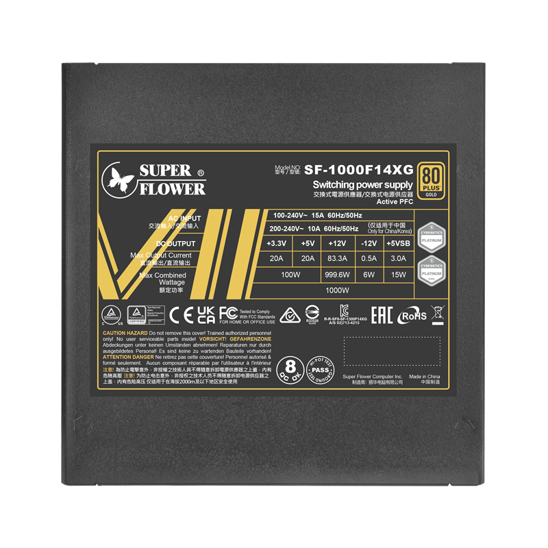 Super Flower Power Supply Leadex VII, 1000W