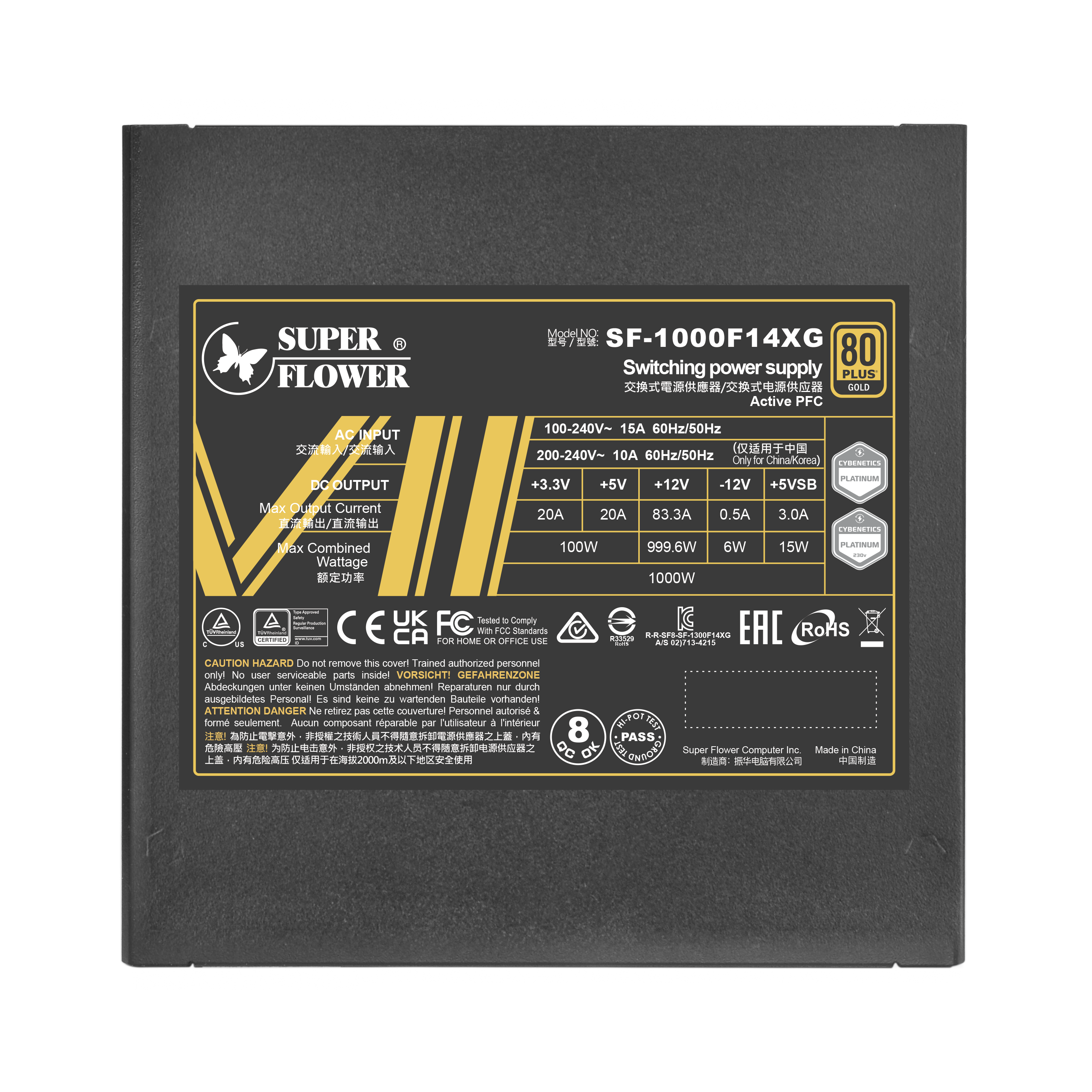 Super Flower Power Supply Leadex VII, 1000W