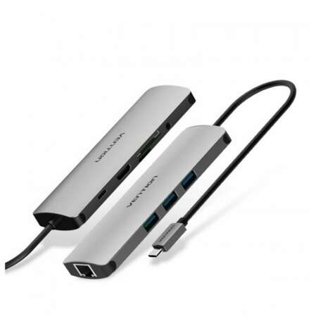 Мультифункциональный хаб Vention USB Type C 9 в 1 (TPYBB)