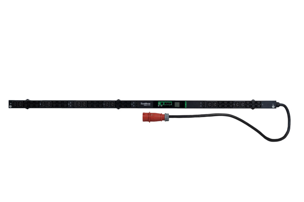 Rack PDU Metered, Uniprom series, 0U, 400V, 3P, 32A, 36xC13 12xC19, 3m cord, IEC309 SYSTEME ELECTRIC арт. UP8886
