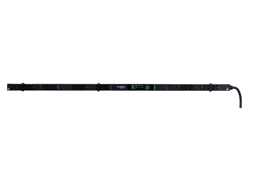 Rack PDU Metered, Uniprom series, 0U, 400V, 3P, 32A, 36xC13 12xC19, 3m cord, IEC309 SYSTEME ELECTRIC арт. UP8886