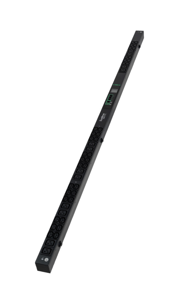 Systeme Electric Блок распределения питания Rack PDU Metered, Uniprom series, 0U, 400V, 3P, 16A, 36xC13 12xC19, 3m cord, IEC309 арт. UP8881