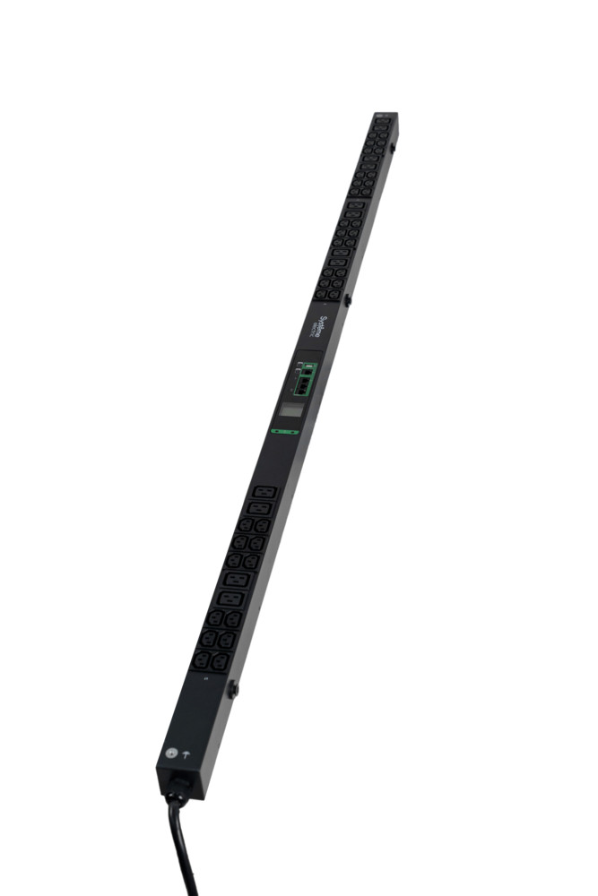 Systeme Electric Блок распределения питания Rack PDU Metered, Uniprom series, 0U, 400V, 3P, 16A, 36xC13 12xC19, 3m cord, IEC309 арт. UP8881