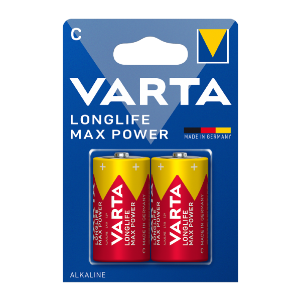 Varta LONGLIFE MAX POWER (MAX TECH) LR14 C BL2 Alkaline 1.5V (4714)