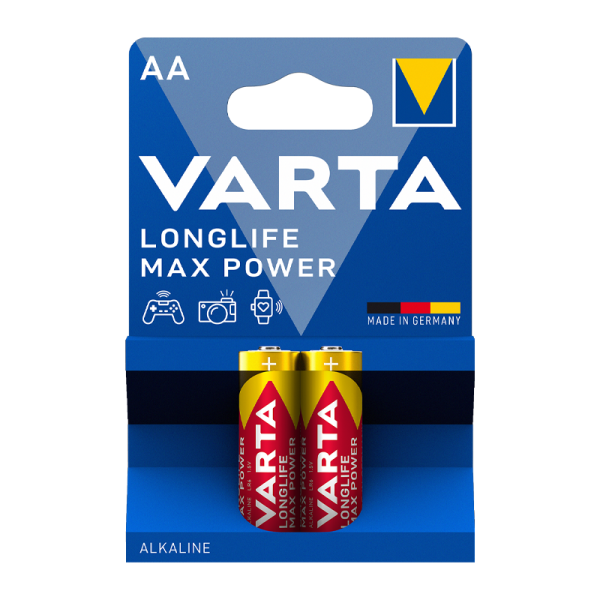 Varta LONGLIFE MAX POWER (MAX TECH) LR6 AA BL2 Alkaline 1.5V (4706)