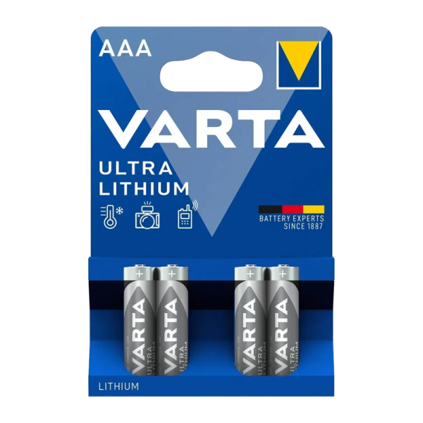 Varta ULTRA FR03 AAA BL4 Lithium 1.5V (6103) (4/40/200) арт. 6103301404