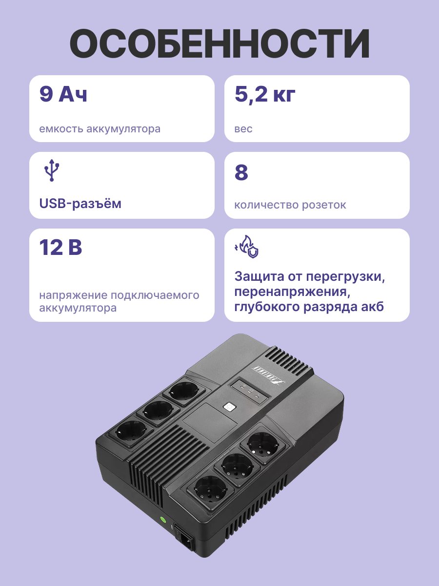 POWERMAN Brick 850 PLUS