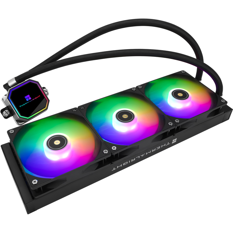 Система водяного охлаждения Thermalright Frozen Prism 360 ARGB Soc-AM5/AM4/1151/1200/2066/1700 черный 4-pin 27dB Al Ret (F-PRISM-360-BL-ARGB)