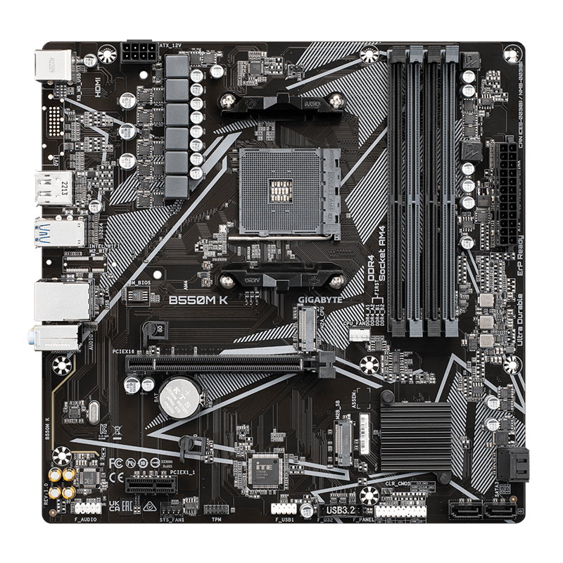 GIGABYTE B550M K