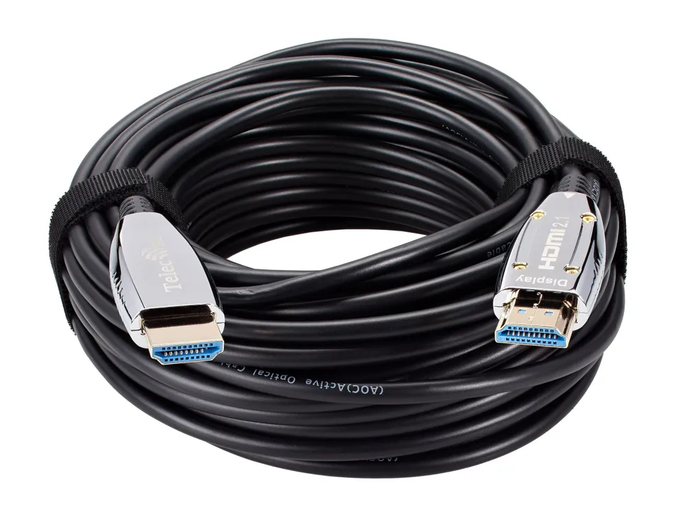 Telecom Кабель/ Активный оптический кабель HDMI 19M/M,ver. 2.1, 8K@60 Hz 5m арт. TCG2120-5M