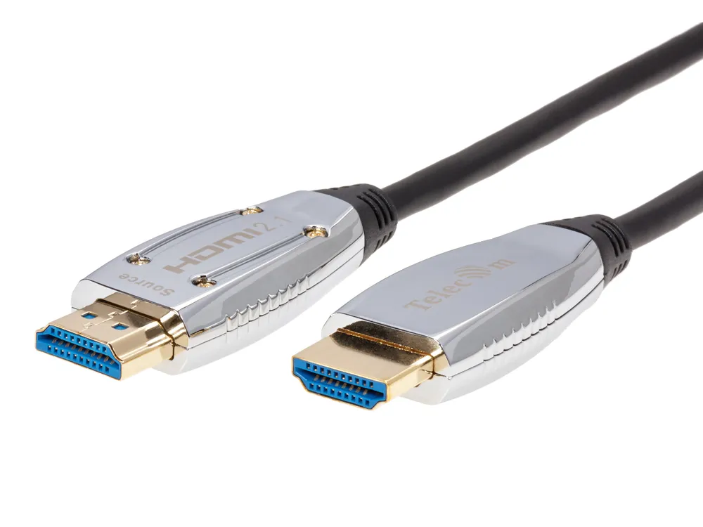 Telecom Кабель/ Активный оптический кабель HDMI 19M/M,ver. 2.1, 8K@60 Hz 15m арт. TCG2120-15M