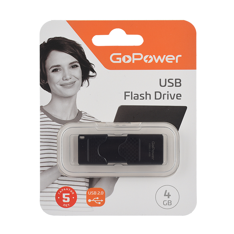 Флеш-накопитель GoPower SLIDER 00-00025961