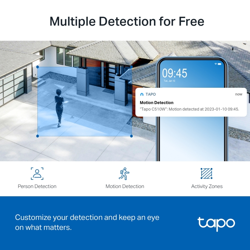 TP-Link Tapo C510W Умная уличная поворотная камера