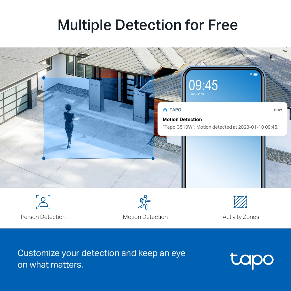 TP-Link Tapo C510W Умная уличная поворотная камера