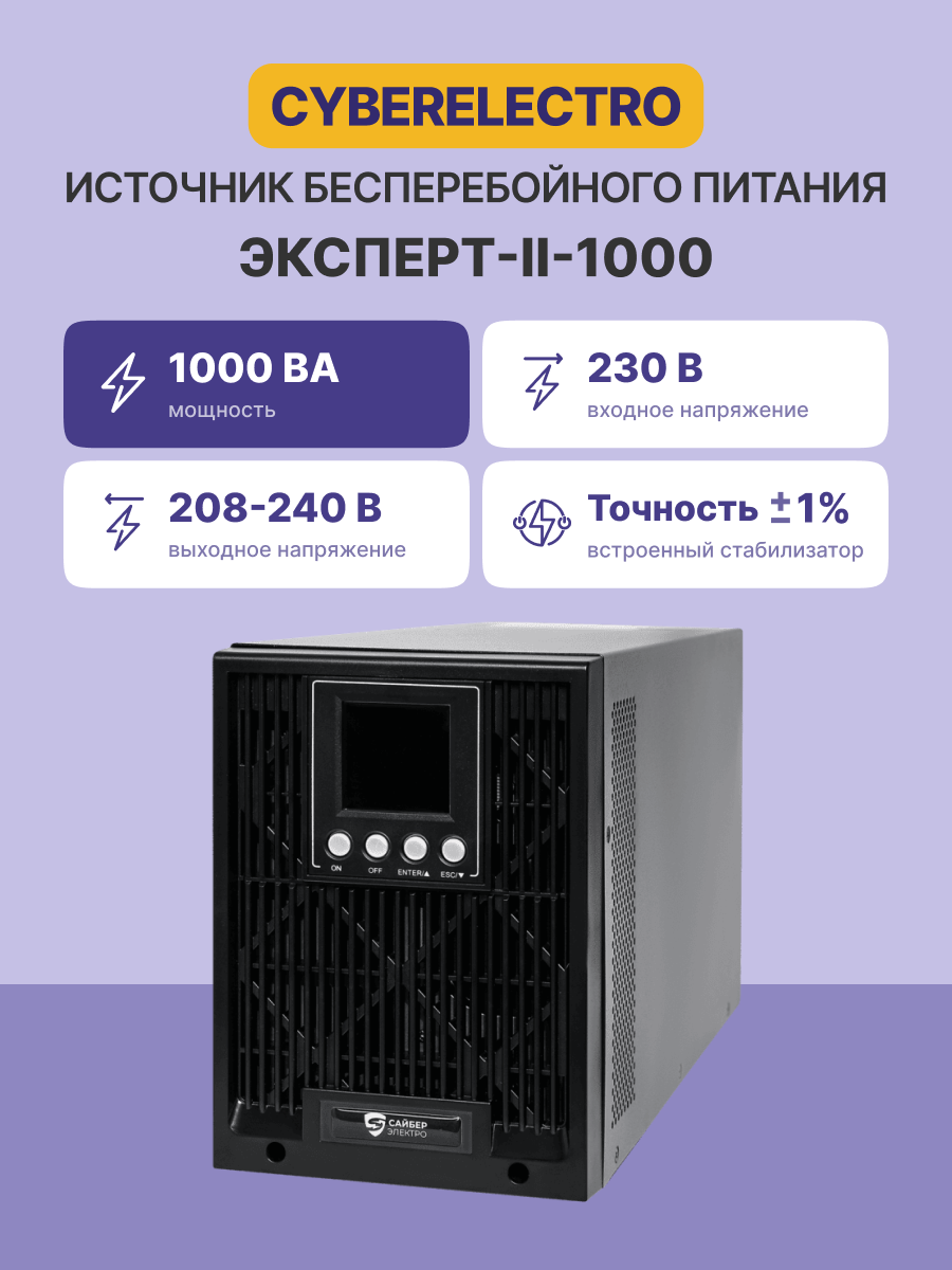 CyberElectro ЭКСПЕРТ-II-1000