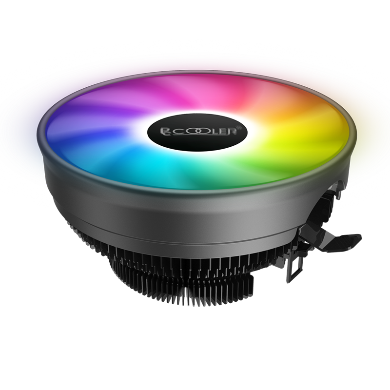 PCCooler E126M PRO Кулер S775/115X/AM2/2+/AM3/3+/AM4/FM1/FM2/2+ (TDP 92W, вент-р 120мм с PWM, FIXED COLOR FAN, 1000-1800RPM, 29.8dBa) Retail Color Box