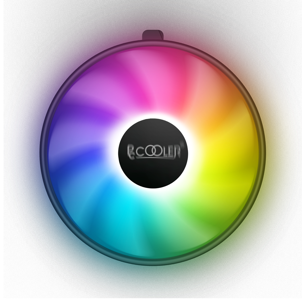 PCCooler E126M PRO Кулер S775/115X/AM2/2+/AM3/3+/AM4/FM1/FM2/2+ (TDP 92W, вент-р 120мм с PWM, FIXED COLOR FAN, 1000-1800RPM, 29.8dBa) Retail Color Box