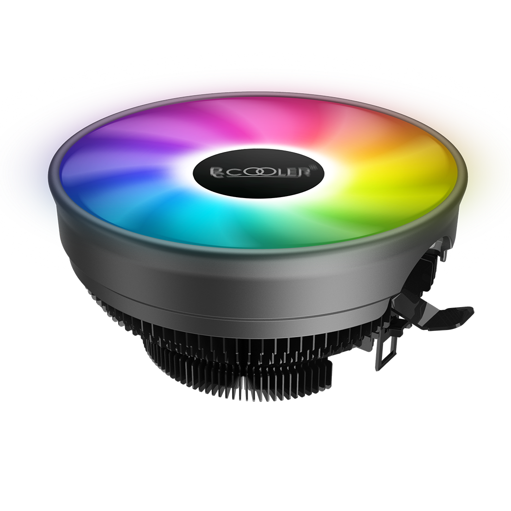 PCCooler E126M PRO Кулер S775/115X/AM2/2+/AM3/3+/AM4/FM1/FM2/2+ (TDP 92W, вент-р 120мм с PWM, FIXED COLOR FAN, 1000-1800RPM, 29.8dBa) Retail Color Box