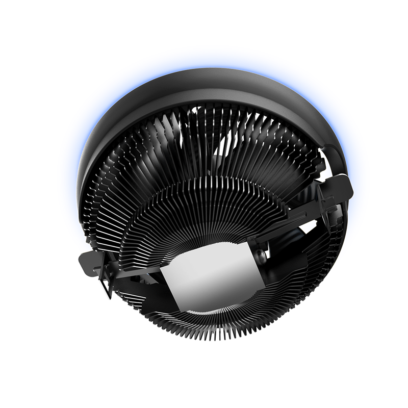 PCCooler E126M B Кулер S775/115X/AM2/2+/AM3/3+/AM4/FM1/FM2/2+ (TDP 92W, вент-р 120мм с PWM, Blue LED FAN, 1000-1800RPM, 26.5dBa) Retail Color Box