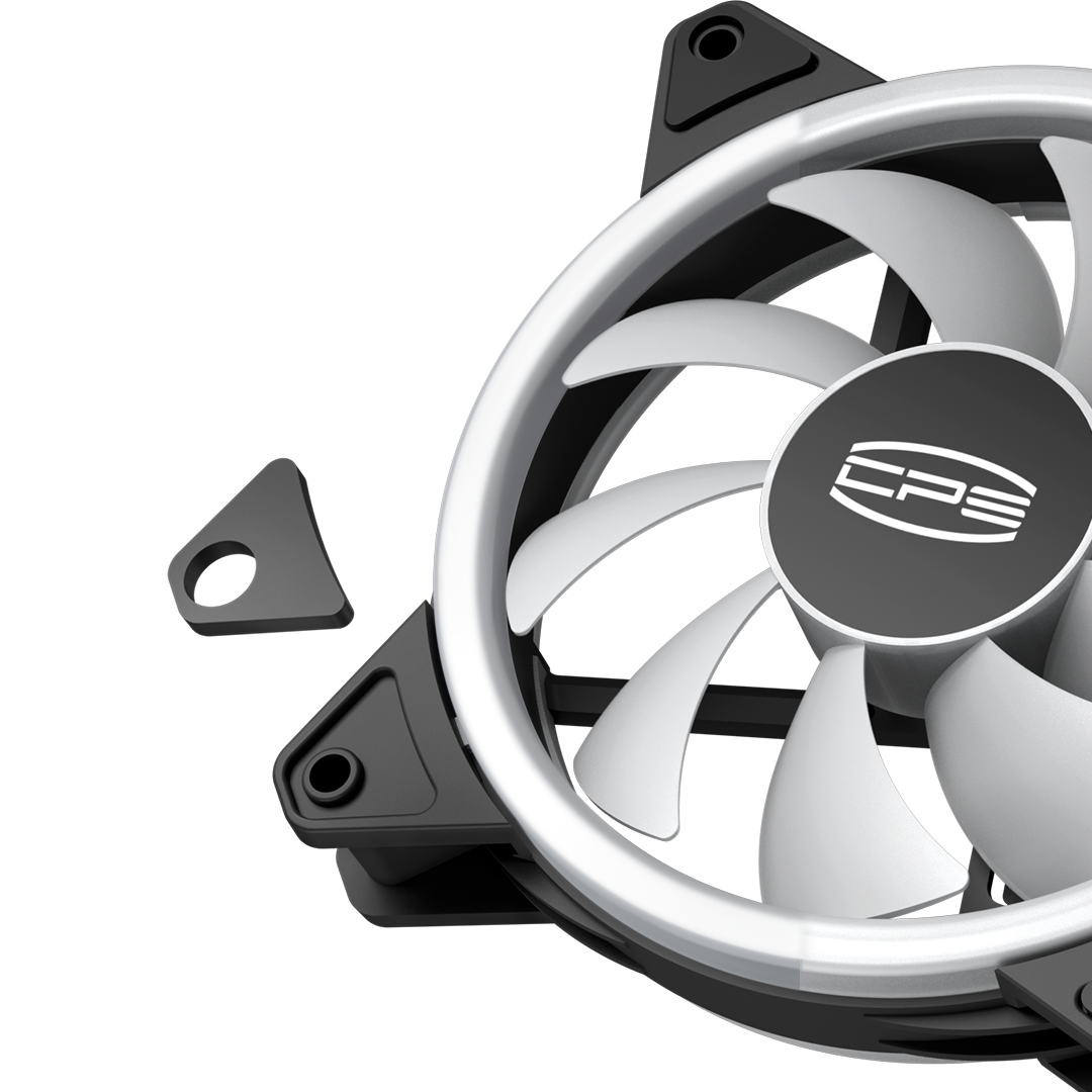 PcCooler F3 T120 ARGB BK