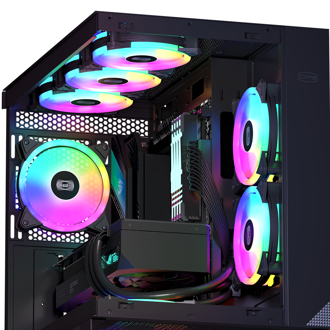 PcCooler F3 T120 ARGB BK