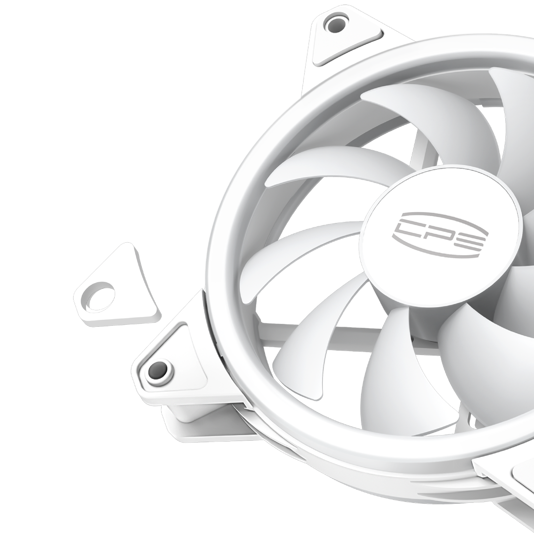 PcCooler F3 T120 ARGB WH