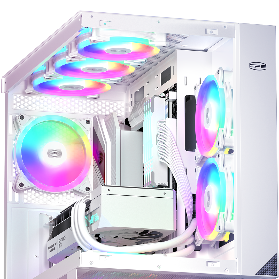 PcCooler F3 T120 ARGB WH