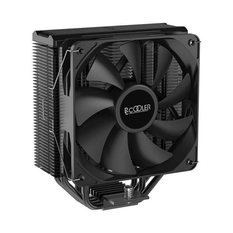 Кулер для процессора PCCooler Paladin EX400 S115X/1200/1700/AM4 (24 шт/кор, TDP 180W, 120mm PWM FAN, 4 тепловые трубки 6мм, 800-1800RPM, 28,6dBa)